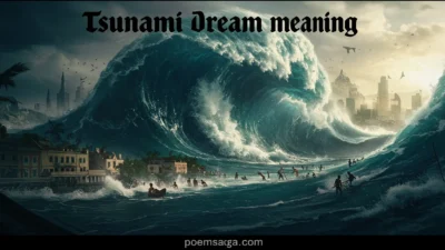 tsunami dream meaning