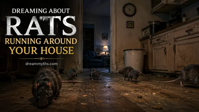 Dreaming about rats running around your house in a dark, cluttered home