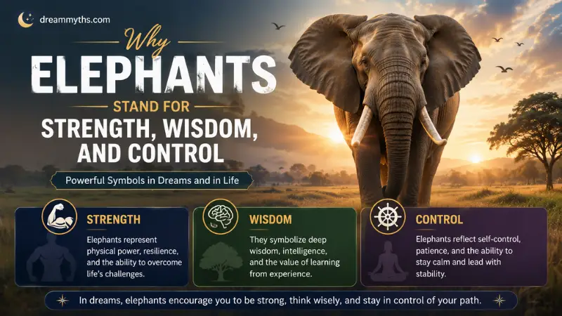 Why Elephants Stand for Strength, Wisdom, and Control