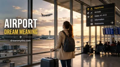 Realistic airport scene representing Airport Dream Meaning