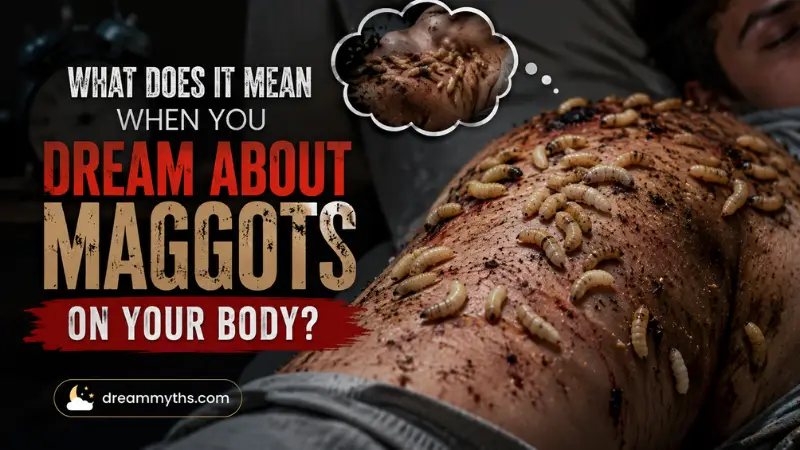 Dream about maggots on your body with realistic maggots and dream symbolism