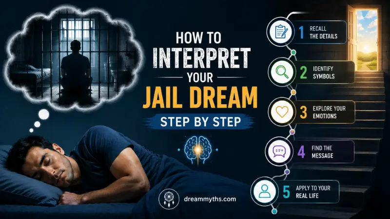 How to interpret your jail dream step by step using dream details, symbols, emotions, and life context