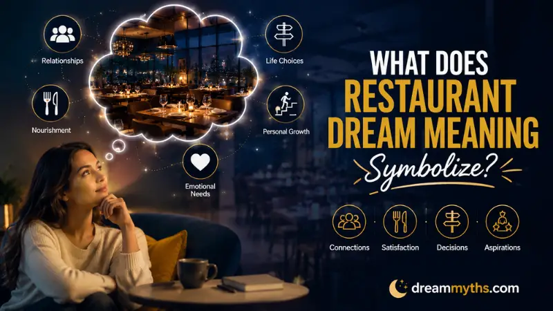 What restaurant dream meaning symbolizes through relationships, nourishment, choices, and emotional needs