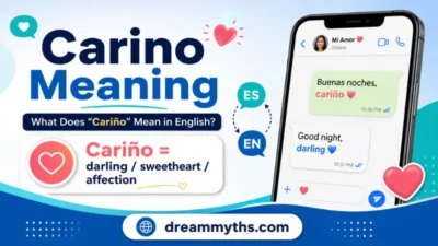 Carino meaning explained with the English translation of cariño and its use as a term of affection