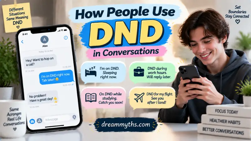 How People Use DND in Conversations Explained
