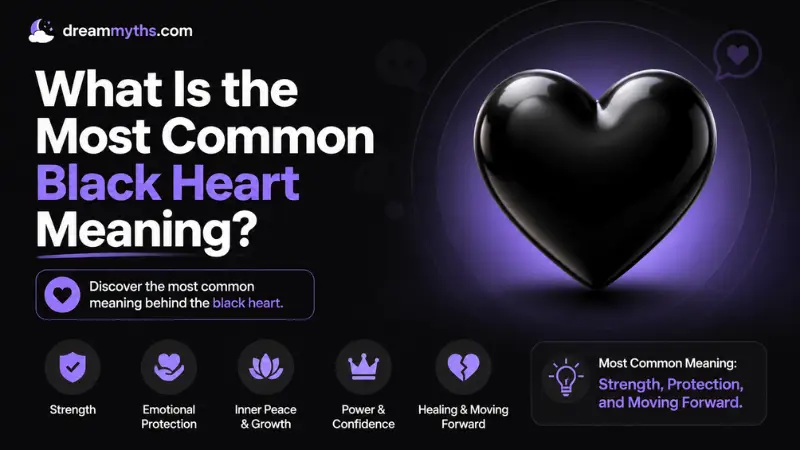 Most common black heart meaning explained with symbolism, emotions, and modern emoji use