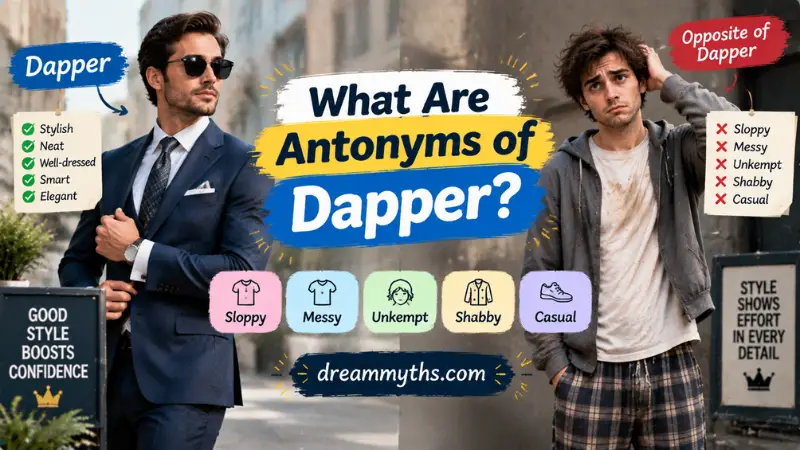 What Are Antonyms of Dapper?