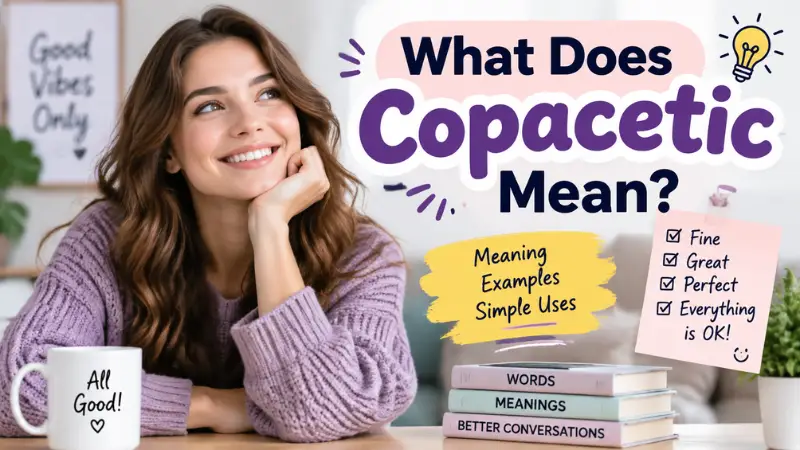 What does copacetic mean explained with a clear definition, examples, and everyday English usage tips
