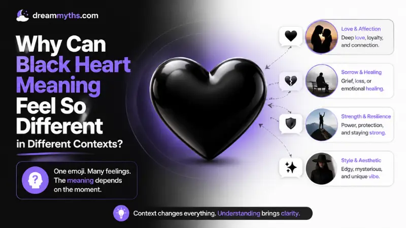 Why black heart meaning changes in different contexts, emotions, and modern conversations